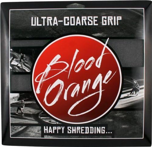 Blood Orange X Coarse Grip Squares Black 4pcs10x11 Skateboarding Grip tape