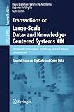 Transactions on large-scale data- and knowledge-centered systems XIX : special issue on big data and open data
