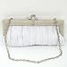 Royal Handmade Evening Bag Handbag Tote Bag Silver