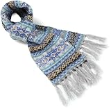 (コーエン)COEN フェアアイルジャガードマフラー 75846401007 15 MD.Gray FREE