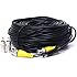 VideoSecu 150 Feet Pre-made All-in-One Video Power Security Camera Cable for CCTV Surveillance DVR System Installation 1LY