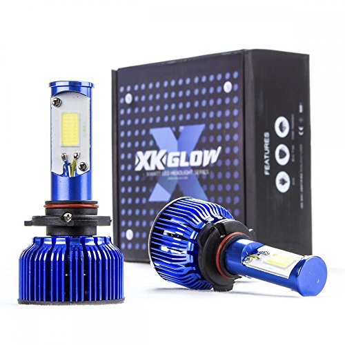 60 Watt HB4 9006 9012 6000K Bright White LED Headlight Conversion Kit Replacement Bulbs