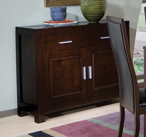 Cappuccino Finish Server by Coaster Furniture
