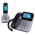 GE DECT 6.0 Corded Phone with Cordless Handset, Caller ID, Answering System Combination, and Large LCD Display (30524EE2)