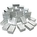 30 Silver Cotton Gift Boxes Chain & Pendant Displays 2 5/8