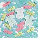 Baby Clothes Line Table Confetti
