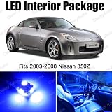 Nissan 350Z BLUE Interior LED Package (5 Pieces)