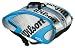 Wilson [K] Pro Tour Silver Blue Super 6 Pack Tennis Bag