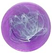 Colorful Recycled Art Glass Large Grape Round Platter 19"D