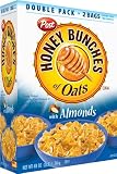 Post Honey Bunches of Oats with Almonds Cereal, 2 24 oz Bags inside the 48-Ounce Box
