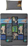 Disney Phineas and Ferb Single Duvet Quilt Cover