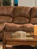 Sectional Sofa Extension in Medium Brown Microfiber - Coaster