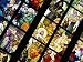 Art Nouveau Artist Alfons Mucha Stained Glass Window, St. Vitus Cathedral, Prague, Czech Republic Photographic Poster Print by Kim Hart, 18x24