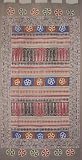 Moroccan Tab Top Curtain-Drape-Door Panel-Gray