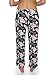 kathy ireland Women's Casual Lounge/Sleepwear Patterned Long Pajama Pant