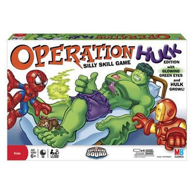 Operation Skill Hulk Edition Board Game
