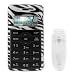 ZEBRA DESIGN SNAP-ON COVER HARD CASE PROTECTOR for LG VX9100 ENV2