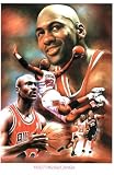 Michael Jordan (Collage) Sports Poster Print - 11x17