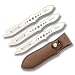 Gil Hibben Hall of Fame Thrower Set, Leather Sheath