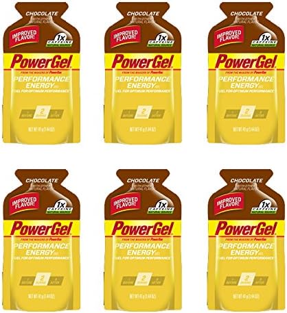 PowerBar PowerGel - Chocolate (6 x 1.44oz Packs)