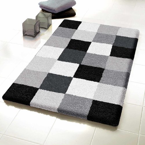 Kleine Wolke 5426926225 Badteppich Caro 70 x 120 cm schwarz