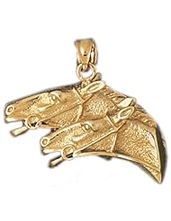 CleverEves 14K Gold Pendant Horse Heads 5.7 - Gram(s)