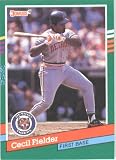 1991 Donruss # 451 Cecil Fielder Detroit Tigers Baseball Card