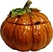 Large Ceramic Pumpkin Soup Tureen & Ladle Set