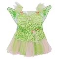 Disney Fairies Tink's Pixie Hollow Dress with Floral Pattern
