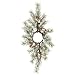 Pack of 3 Tannenbaum Pine with Snow Artificial Christmas Candle Rings 22