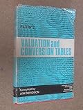 Parry's valuation tables and conversion tables