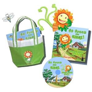 Go Green & Giggle Greenhouse Kit with Tote, Book and Song Cd