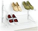 Rubbermaid 3H94 Configurations Shoe Shelves, White