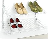 Rubbermaid 3H94 Configurations Shoe Shelves, White