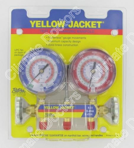 Yellow Jacket 42001 Series 41 Manifold 3 1/8