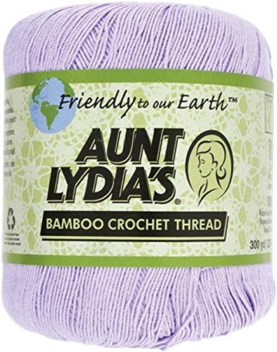 Coats Crochet Aunt Lydia's Bamboo Crochet, Thread Size 10, Lilac