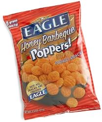 Eagle Honey BBQ Poppers! 2.5-Ounce Bags (Pack of 6)