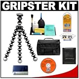 VidPro GP-20 Gripster Flexible Tripod + Cameta Incognito Gadget Bag - Accessory Kit for Digital SLR Cameras & Camcorders