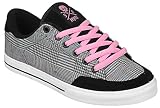 C1RCA ALW50 Women's Skateboard Shoes - Black / Light Pink / Plaid
