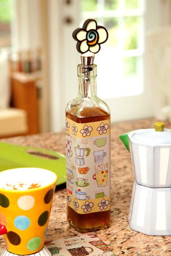 Coffee By the Cup Oil Bottle w/ 2 Stoppers