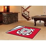 FANMATS 7190 Military United States Navy Novelty Mat Size: 5' x 8', Team: Coast Guard