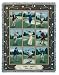 Victorian Antique Golf Players Tapestry Throw Blanket 50 x 60
