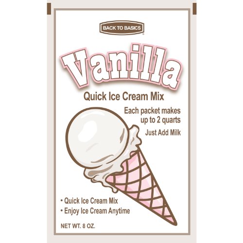 Best Price Back to Basics Vanilla Ice Cream Mix