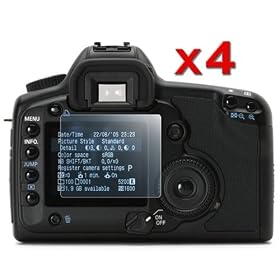 Everydaysource [4 Pack Valued Combo] - For CANON EOS 5D Mark II Reusable Screen Protector [2-LCD Kit]