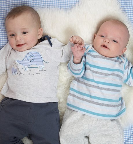 2 Pure Cotton Elephant Stripe Tops