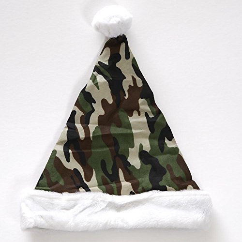 Deluxe Camouflage Santa Hat