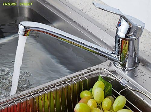 Mixing faucet single lever kitchen sink units rotating tap water [FRIEND STREET] Disney with your cleaning items (4 plain lever type)