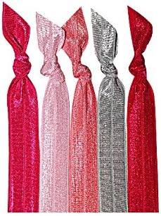 Pretty in Pink - 5 Pc. Hair Tie Set