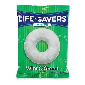 Lifesavers, Wint-O-Green, 6.25 Oz Bag by Classic Coffee Concepts, Inc