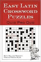Easy Latin Crossword Puzzles